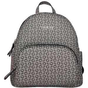Guess Monogram Black and Gray Backpack